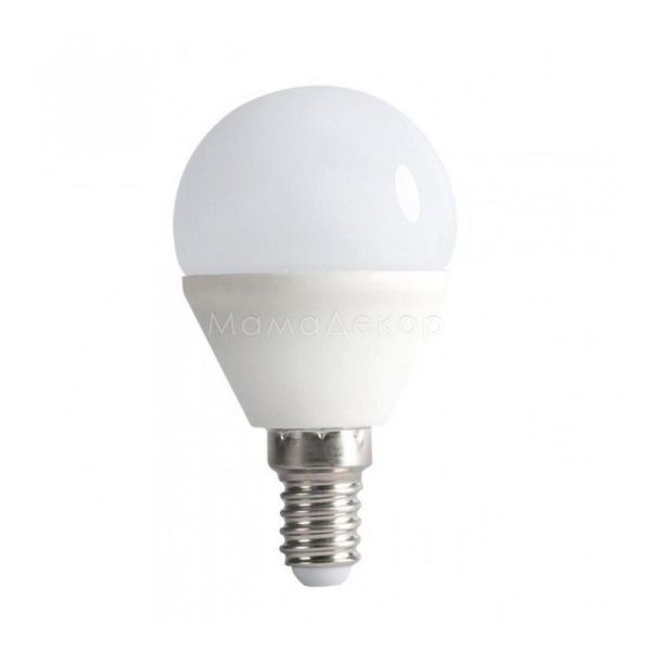 Лампа светодиодная Kanlux 23423 мощностью 6.5W. Типоразмер — P45 с цоколем E14, температура цвета — 4000K
