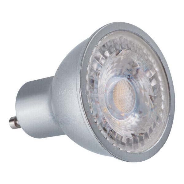 Лампа світлодіодна  сумісна з димером Kanlux 24664 потужністю 7.5W з серії PRODIM LED. Типорозмір — MR16 з цоколем GU10, температура кольору — 4000K