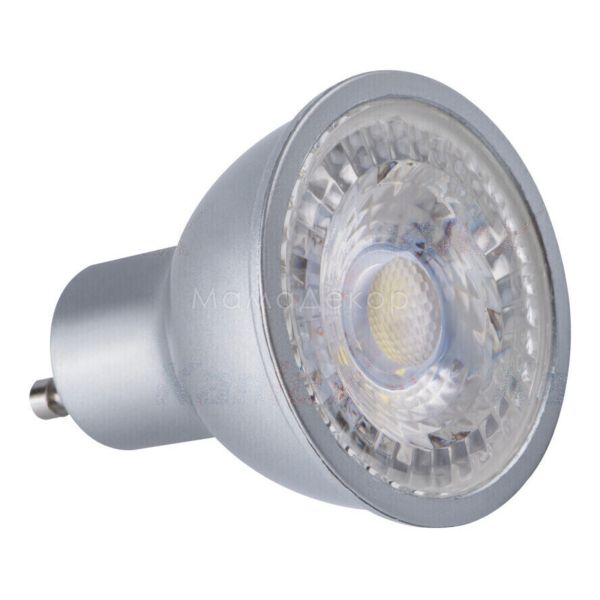 Лампа світлодіодна  сумісна з димером Kanlux 24665 потужністю 7.5W з серії PRODIM LED. Типорозмір — MR16 з цоколем GU10, температура кольору — 6500K