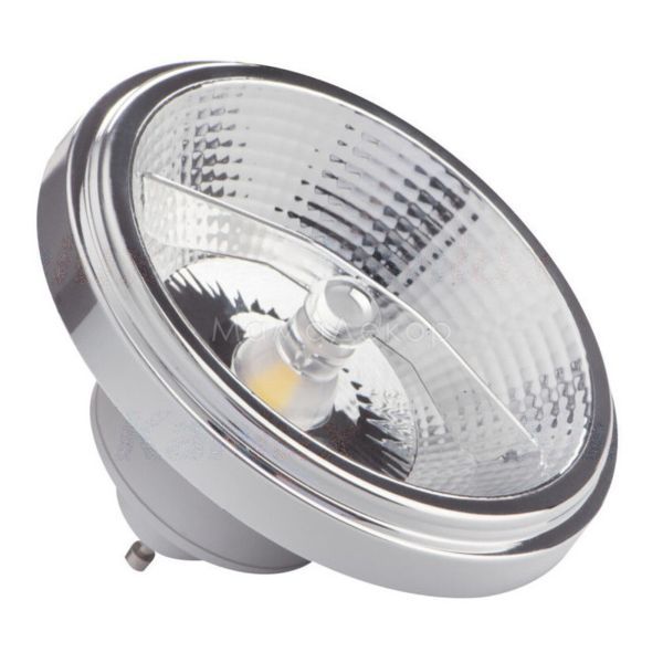 Лампа світлодіодна Kanlux 25421 потужністю 12W з серії ES-111 REF LED. Типорозмір — ES-111 з цоколем GU10, температура кольору — 6000K