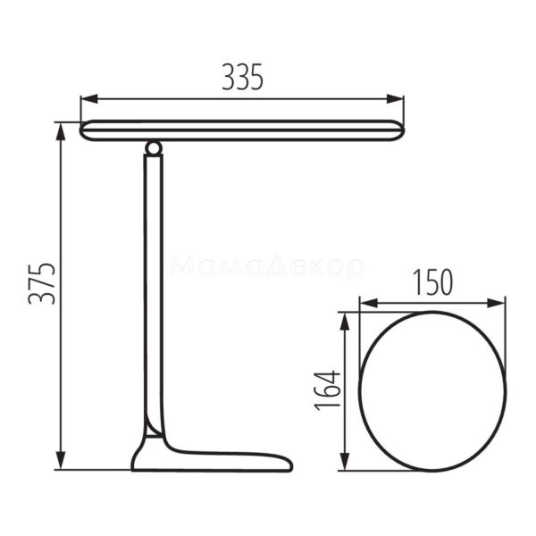 Размеры товара Kanlux 27361 Isti LED B, габариты