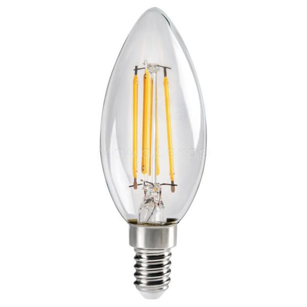 Лампа светодиодная Kanlux 29618 мощностью 4.5W. Типоразмер — C35 с цоколем E14, температура цвета — 2700K