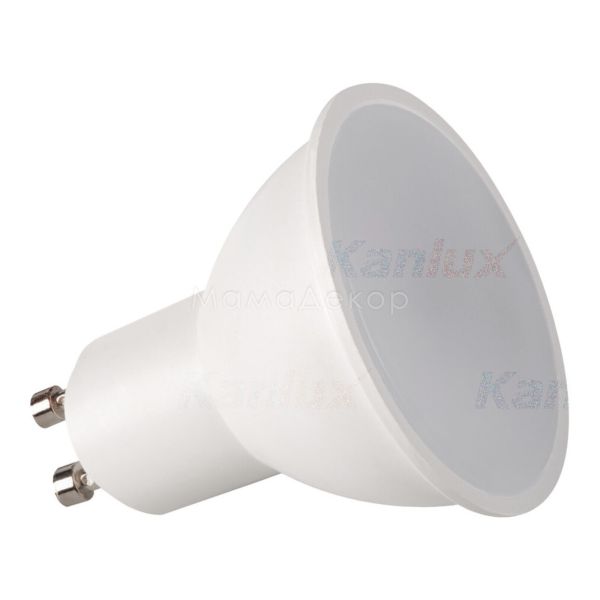 Лампа світлодіодна Kanlux 31233 потужністю 6W з серії Miledo. Типорозмір — MR16 з цоколем GU10, температура кольору — 3000K