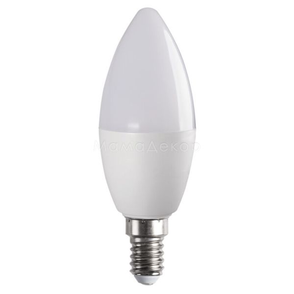 Лампа светодиодная Kanlux 33644 мощностью 5W из серии Smart. Типоразмер — C37 с цоколем E14, температура цвета —  2700K-6500K, RGB