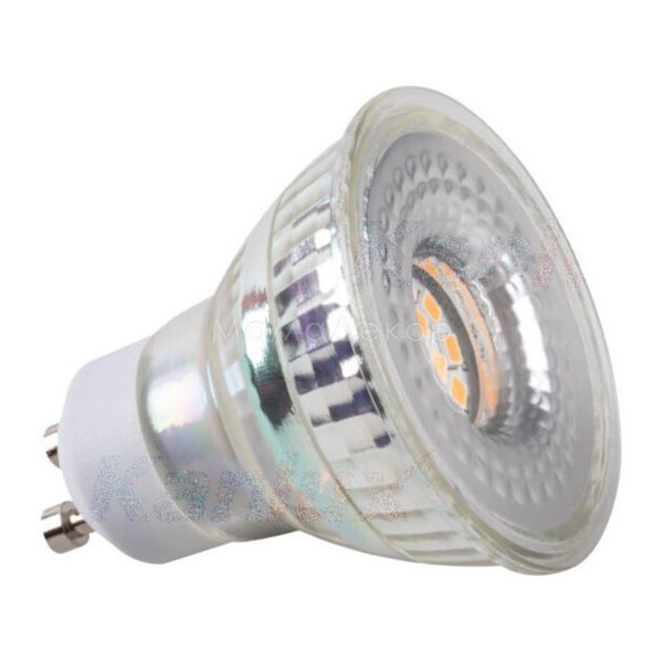 Лампа світлодіодна Kanlux 33764 потужністю 5W. Типорозмір — PAR16 з цоколем GU10, температура кольору — 2700K