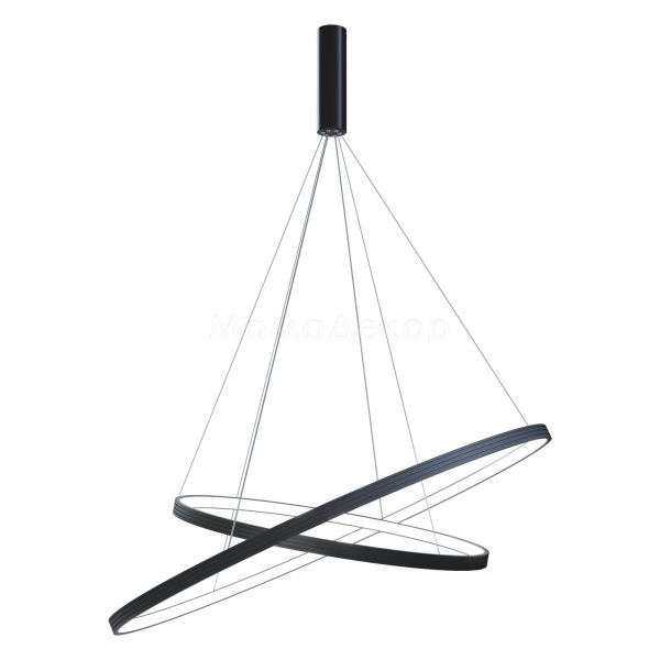 Люстра Kloodi KD-RG DUO 1000/1200 3K BK Ring Giza Duo