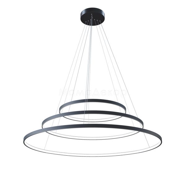 Люстра Kloodi KD-RG MULTI 800/1000/1200 4K BK Ring Giza Multi