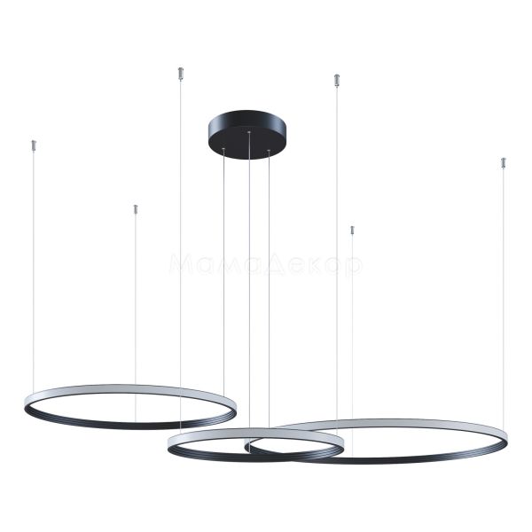 Люстра Kloodi KD-RG MULTI UP 800/1000/1200 3K BK Ring Giza Multi Up