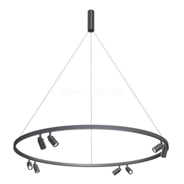 Люстра Kloodi KD-RGLL SPOT-8 1200 3K BK Ring Giza Ball