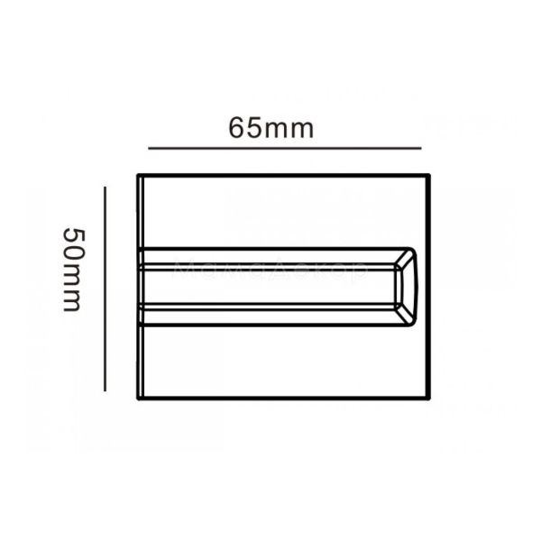 Фотография товара Kloodi KDTR-RL261 BK Recessed