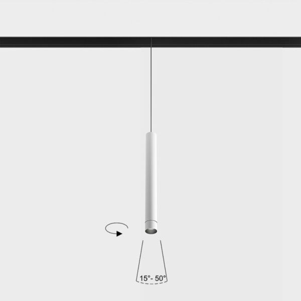 Магнитный трековый светильник LTX 06.0339.6.930.WH.DALI In_line Tub S P 300 Zoom