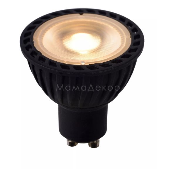Лампа світлодіодна  сумісна з димером Lucide 49009/05/30 потужністю 5W. Типорозмір — MR16 з цоколем GU10, температура кольору — 2200-3000K