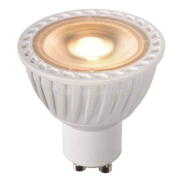 Лампа светодиодная  диммируемая Lucide 49009/05/31 мощностью 5W. Типоразмер — MR16 с цоколем GU10, температура цвета — 2200-3000K