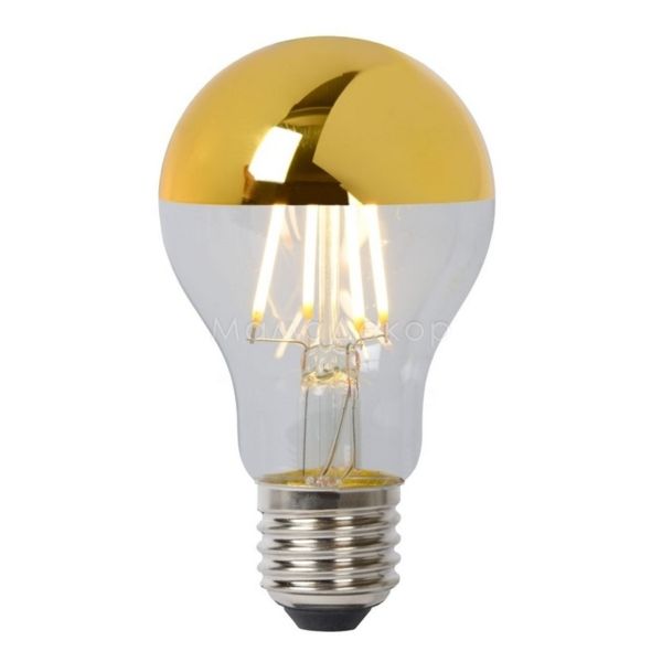 Лампа світлодіодна  сумісна з димером Lucide 49020/05/10 потужністю 5W з серії Led bulb. Типорозмір — A60 з цоколем E27, температура кольору — 2700K
