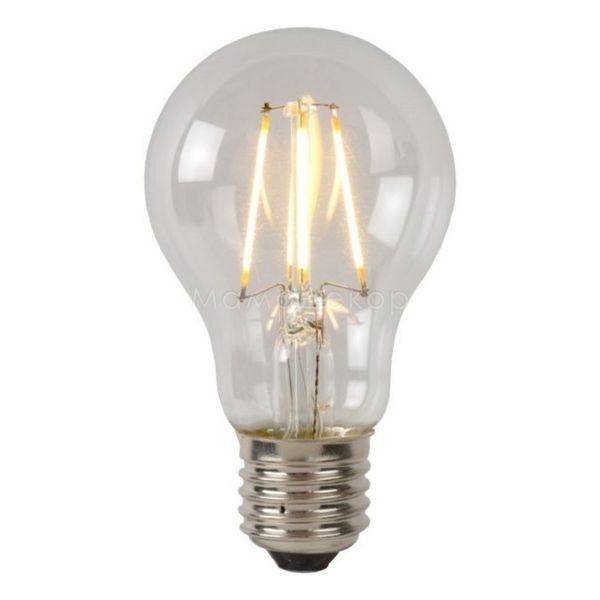 Лампа світлодіодна  сумісна з димером Lucide 49020/05/60 потужністю 5W з серії Led bulb. Типорозмір — A60 з цоколем E27, температура кольору — 2700K