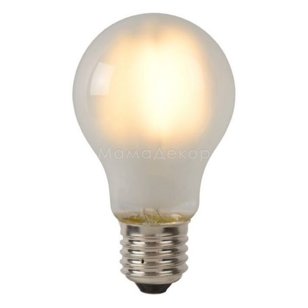 Лампа світлодіодна  сумісна з димером Lucide 49020/05/67 потужністю 5W з серії Led bulb. Типорозмір — A60 з цоколем E27, температура кольору — 2700K