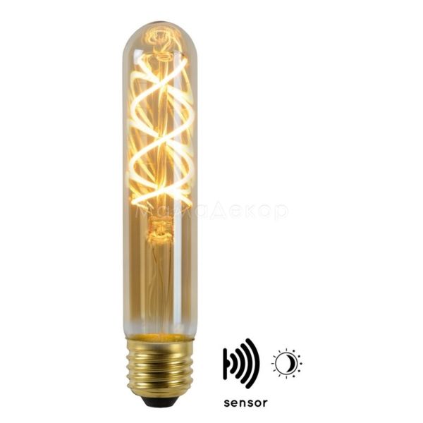 Лампа світлодіодна Lucide 49035/04/62 потужністю 4W з серії Led bulb. Типорозмір — T32 з цоколем E27, температура кольору — 2200K