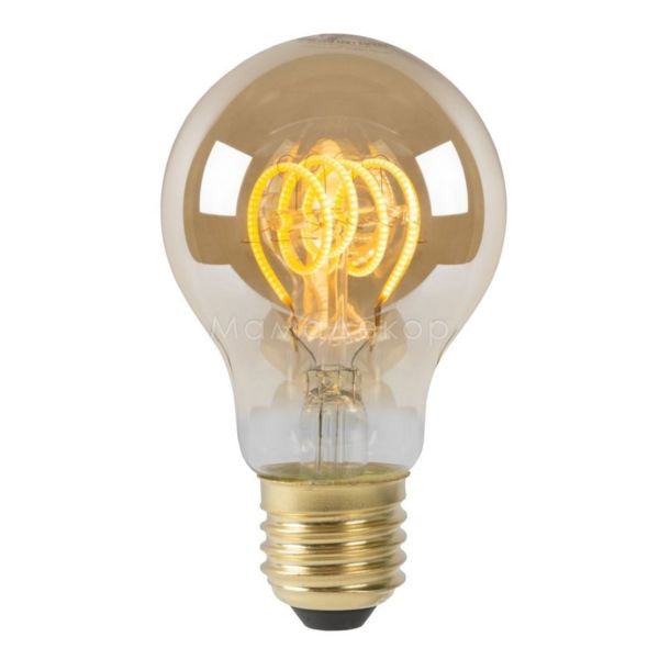 Лампа світлодіодна  сумісна з димером Lucide 49042/05/62 потужністю 5W з серії Led bulb. Типорозмір — A60 з цоколем E27, температура кольору — 2200K