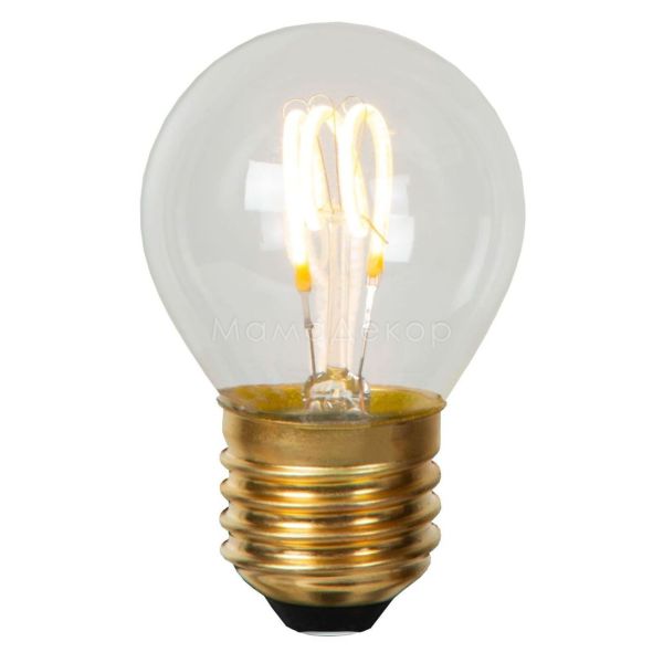 Лампа светодиодная  диммируемая Lucide 49045/03/60 мощностью 3W. Типоразмер — G45 с цоколем E27, температура цвета — 2700K