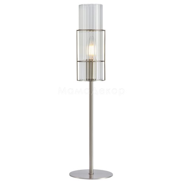 Настільна лампа Markslojd 108557 Tubo Table 1l 50cm Satin Nickel/clear