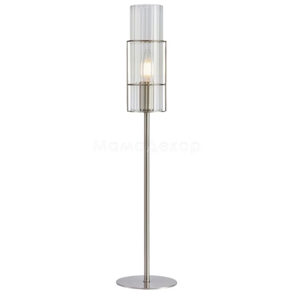 Настольная лампа Markslojd 108558 Tubo Table 1l 65cm Satin Nickel/clear
