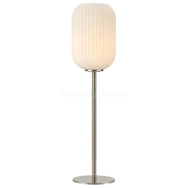 Настільна лампа Markslojd 108561 Cava Table 1l Satin Nickel/white