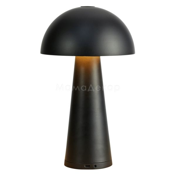 Настільна лампа Markslojd 108655 Fungi Rechargeable Table Matt Black B/o