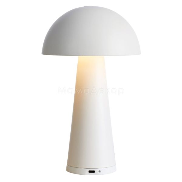 Настільна лампа Markslojd 108656 Fungi Rechargeable Table Matt White B/o