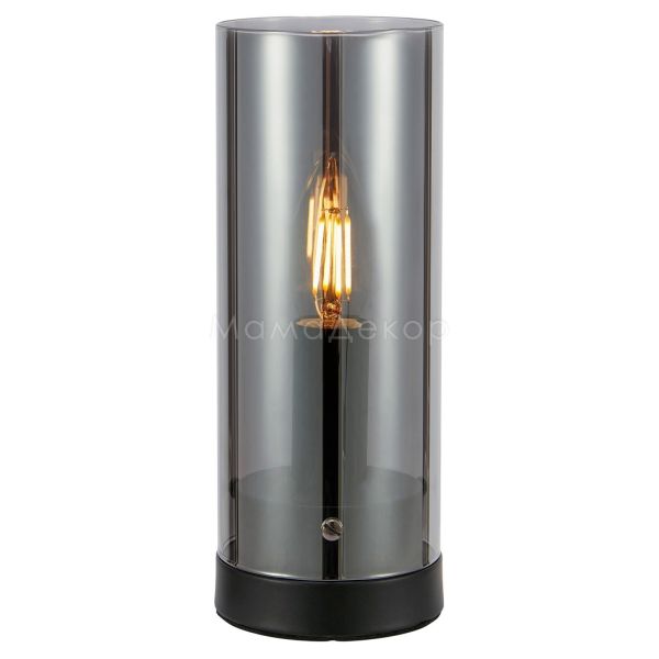 Настільна лампа Markslojd 108718 Post Table 1l 9cm Black/plated Smoke