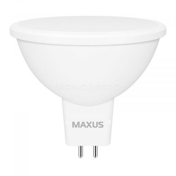 Лампа світлодіодна Maxus 1-LED-722 потужністю 7W. Типорозмір — MR16 з цоколем GU5.3, температура кольору — 4100K