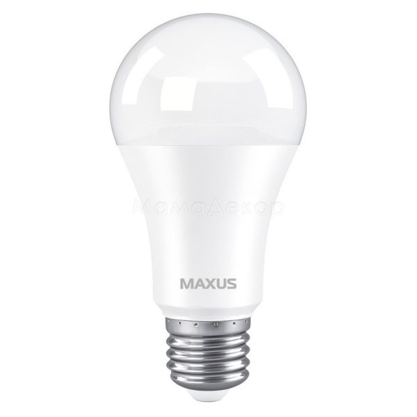 Лампа светодиодная Maxus 1-LED-778 мощностью 12W. Типоразмер — A60 с цоколем E27, температура цвета — 4100K
