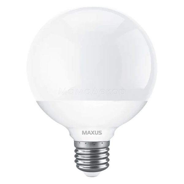 Лампа світлодіодна Maxus 1-LED-792 потужністю 12W. Типорозмір — G95 з цоколем E27, температура кольору — 4100K