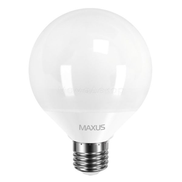 Лампа светодиодная Maxus 1-LED-901 мощностью 12W. Типоразмер — G95 с цоколем E27, температура цвета — 3000K