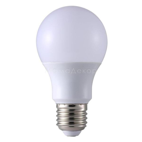 Лампа світлодіодна Nordlux 1500170 потужністю 5.3W. Типорозмір — A60 з цоколем E27, температура кольору — 2700K