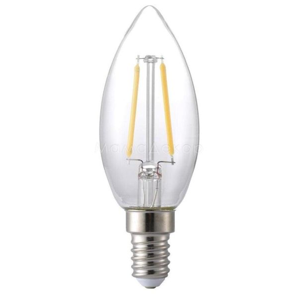 Лампа светодиодная Nordlux 1501770 мощностью 2.1W. Типоразмер — B3.5 с цоколем E14, температура цвета — 2700K