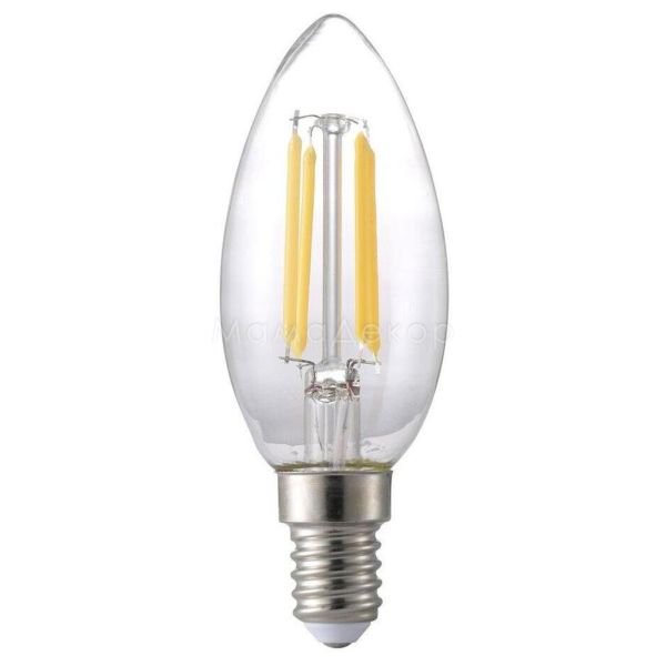Лампа светодиодная Nordlux 1501870 мощностью 4.8W. Типоразмер — B3.5 с цоколем E14, температура цвета — 2700K