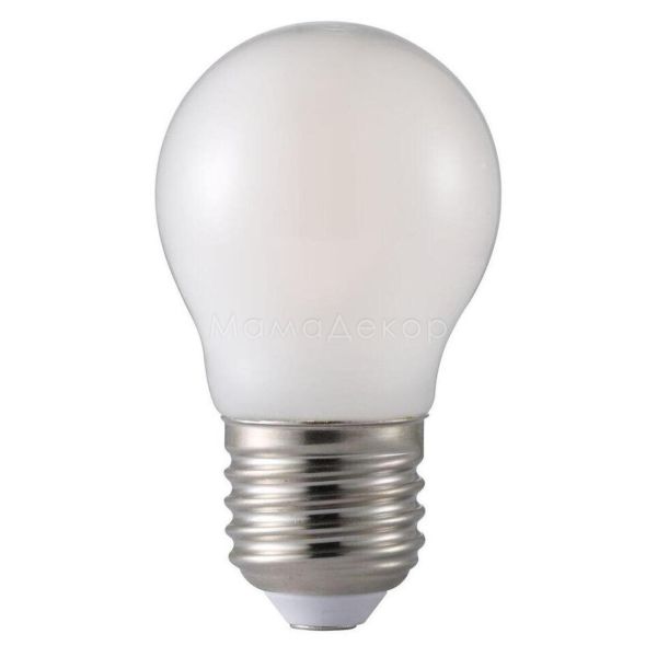 Лампа світлодіодна Nordlux 1502570 потужністю 4.8W. Типорозмір — P45 з цоколем E27, температура кольору — 2700K