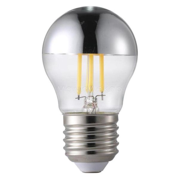 Лампа світлодіодна Nordlux 1502670 потужністю 4.8W. Типорозмір — P45 з цоколем E27, температура кольору — 2700K