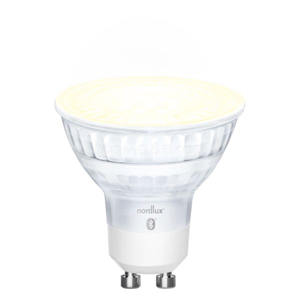 Лампа светодиодная Nordlux 2070031000 мощностью W из серии Smart. Типоразмер — MR16 с цоколем GU10, 