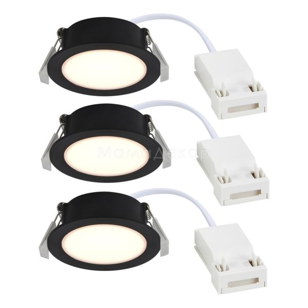 Точковий світильник Nordlux 2510400103 Olea 3-Kit Black