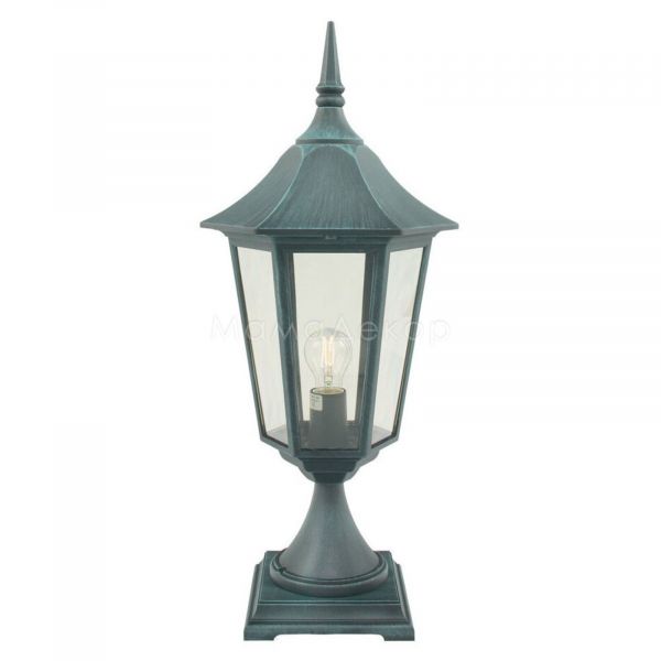 Парковий світильник Norlys 384BG Modena, колір плафону — Прозорий, колір основи — Сірий