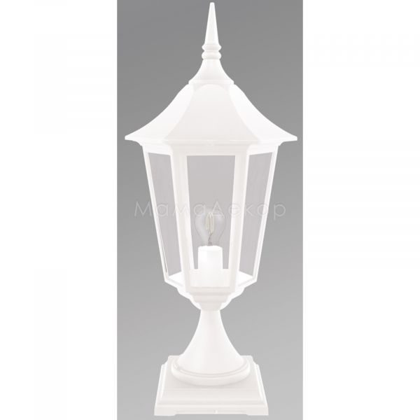 Парковый светильник Norlys 384W Modena, цвет плафона — Прозрачный, цвет основания — Белый