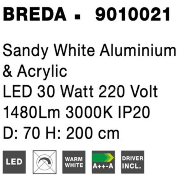 Зображення з інформацією про товар Nova Luce 9010021 Breda