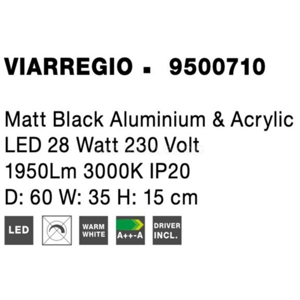 Зображення з інформацією про товар Nova Luce 9500710 Viareggio