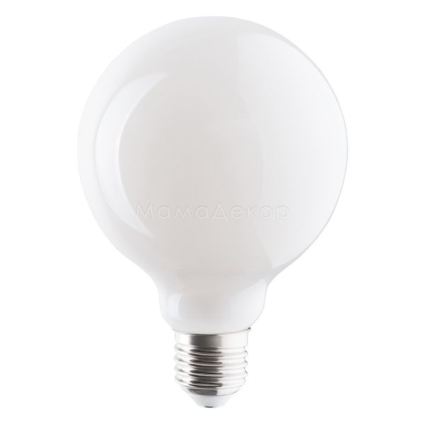 Лампа светодиодная Nowodvorski 9177 мощностью 8W из серии Glass Ball Bulb E27 Led 8W. Типоразмер — G95 с цоколем E27, температура цвета — 3000K