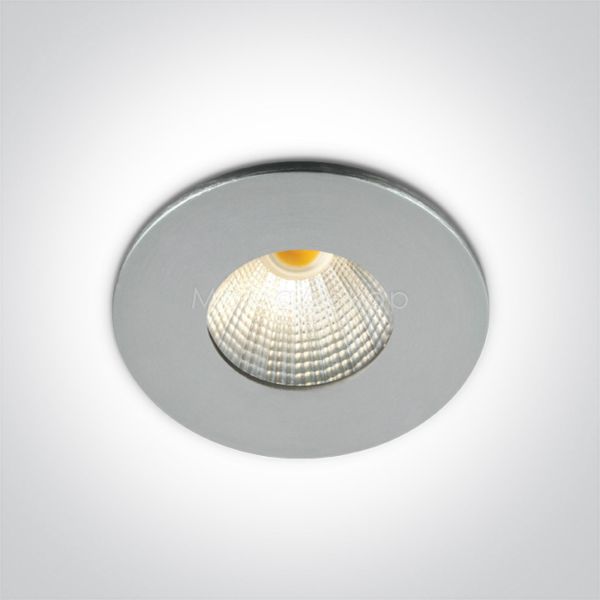 Точковий світильник One Light 10103B/AL/W The 1W/3W LED Spots Aluminium