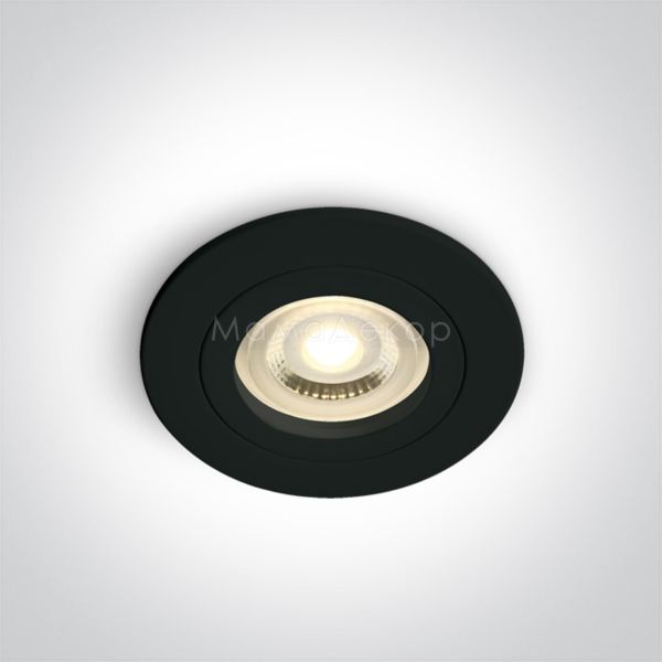 Точковий світильник One Light 10105A1/B The Dual Ring Range Aluminium