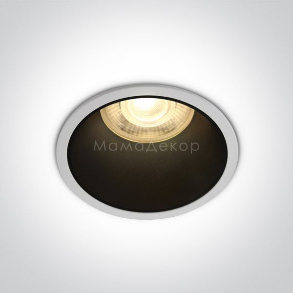 Точковий світильник One Light 10105AD/W/B Semi Trimless Dark Light Aluminium