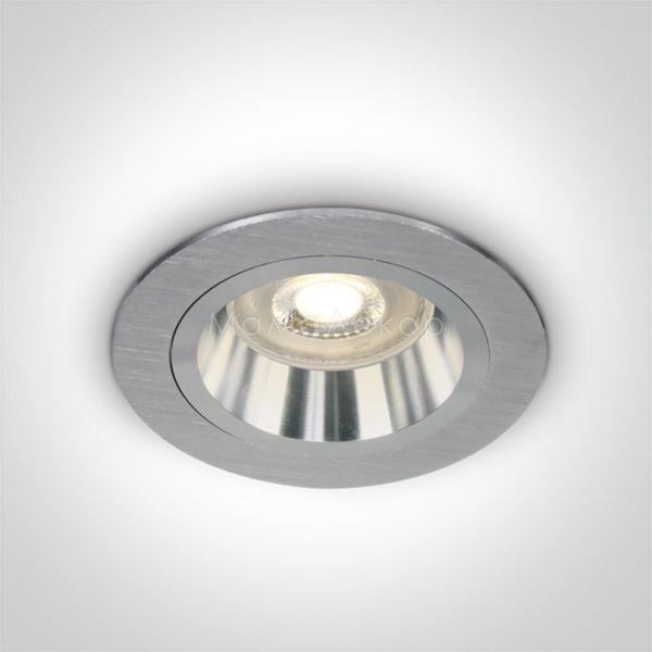 Точечный светильник One Light 10105ALG/AL The Dark Light Dual Ring Range Aluminium