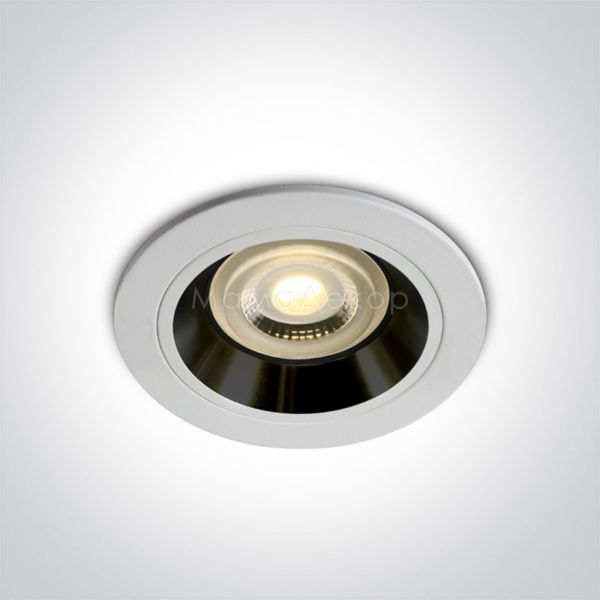 Точечный светильник One Light 10105ALG/W/B The Dark Light Dual Ring Range Aluminium